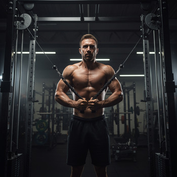 Cable face pull with neutral grip