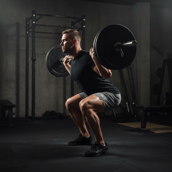 Squat back angle held out of the hole