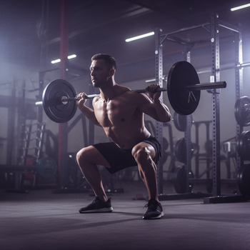 After: squat with knees tracking and heels flat