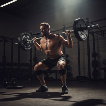 Before: knees collapse and heel lift