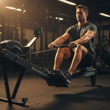 Rowers lined for easy aerobic work