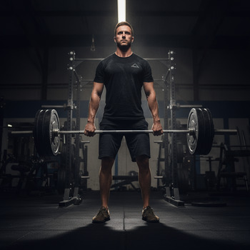 Deadlift with close bar path over mid-foot