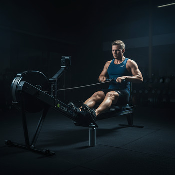 Rowing with long drive and calm split