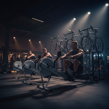 Rowers and bikes in the engine zone